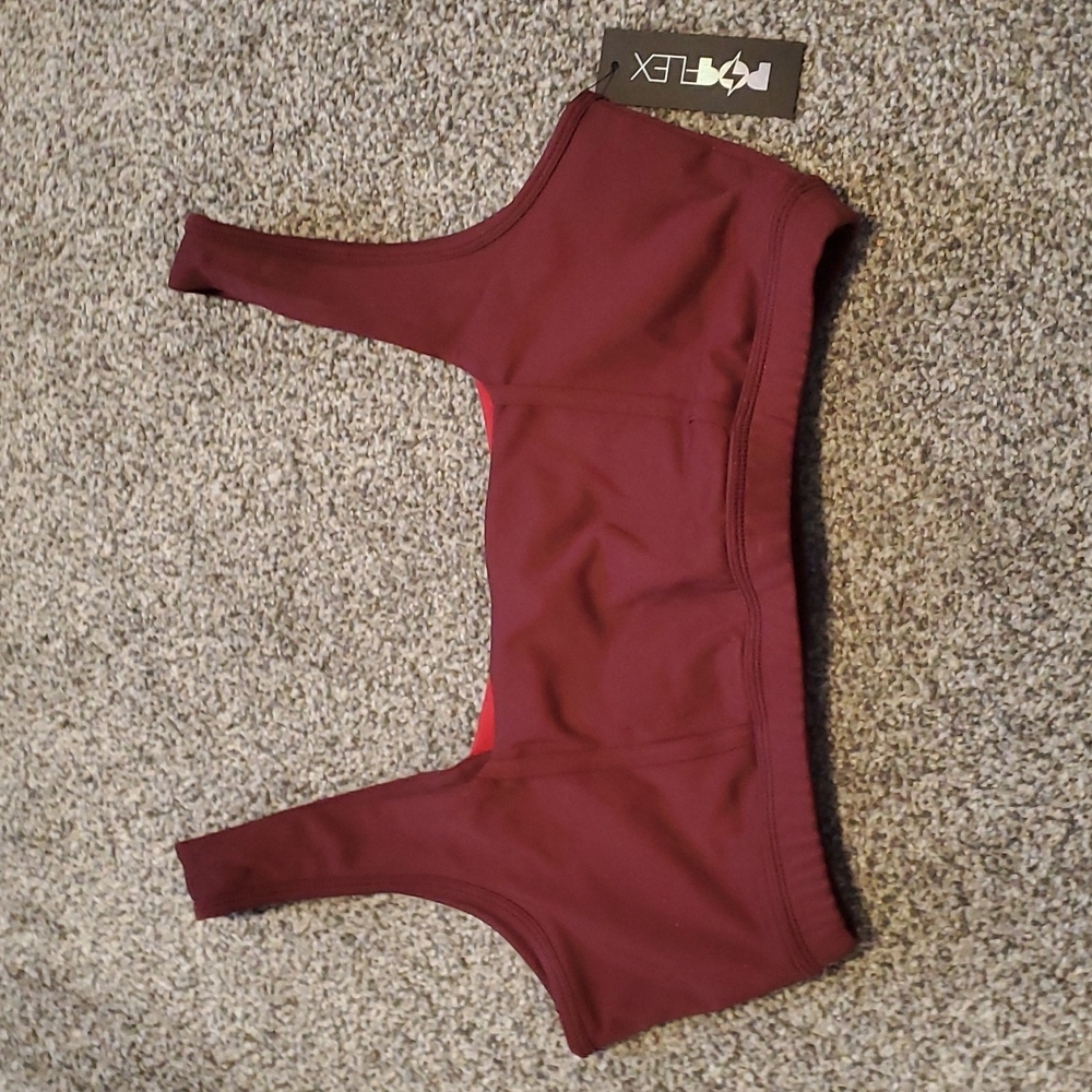 Popflex Corset Bra -Large in Crimson